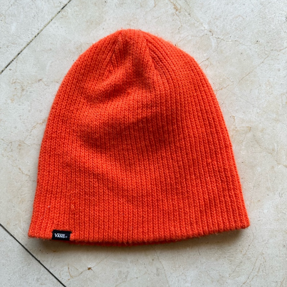 Orange Vans Beanie